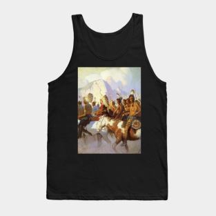 Indian War Party (1925) by NC Wyeth Tank Top